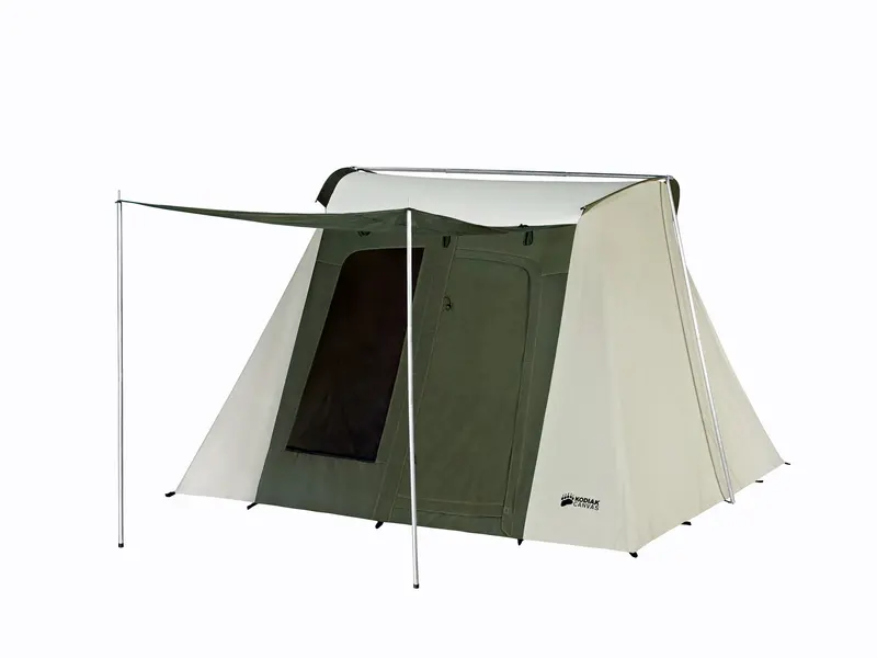10×10 Flex-Bow Basic Canvas Camping Tent