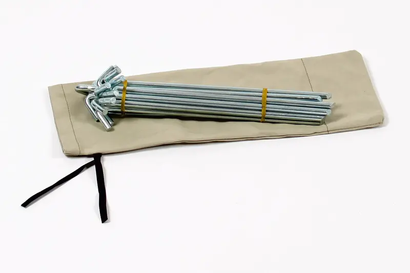 18-Piece Heavy-Duty Tent Stake Kit