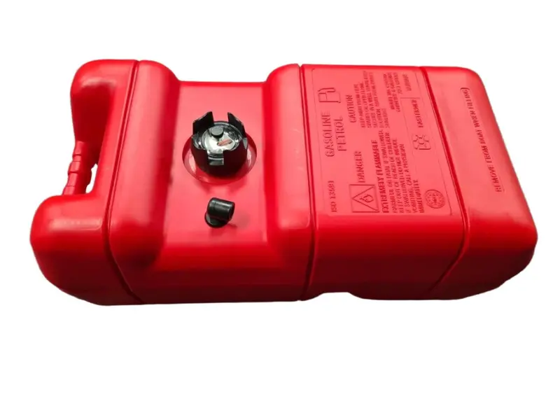 22.7-Liter Portable Outboard Fuel Tank – Integrated Fuel Gauge, Universal Mounting