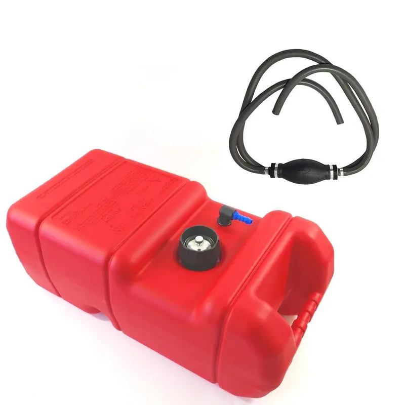 22.7L Easterner Outboard Fuel Tank with Analog Gauge and Pre-Installed Fuel Line