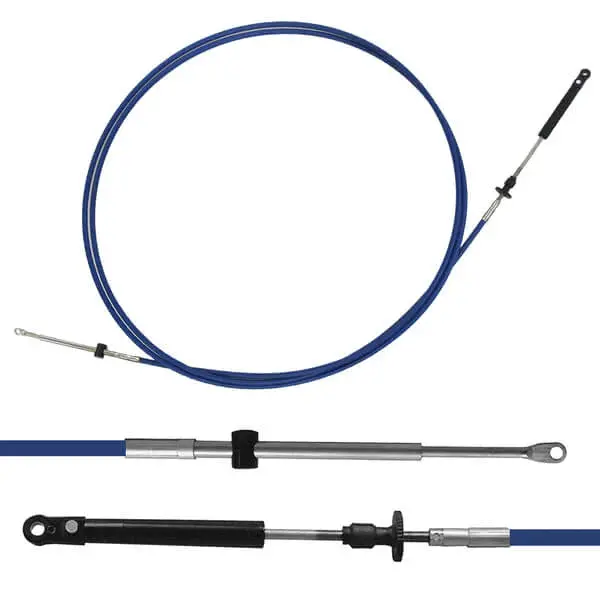 6-Foot C14 Throttle and Shift Control Cable for Johnson/Evinrude/OMC Marine Engines — Part #173106