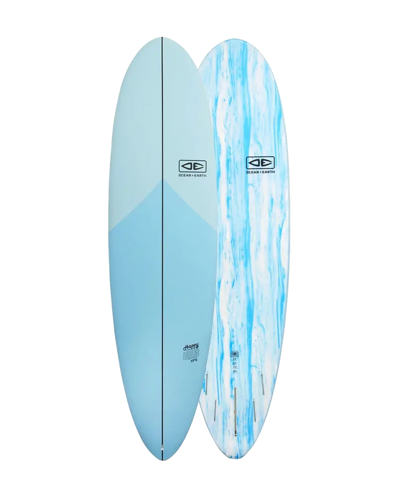 7’0″ Sky Blue Happy Hour Softboard