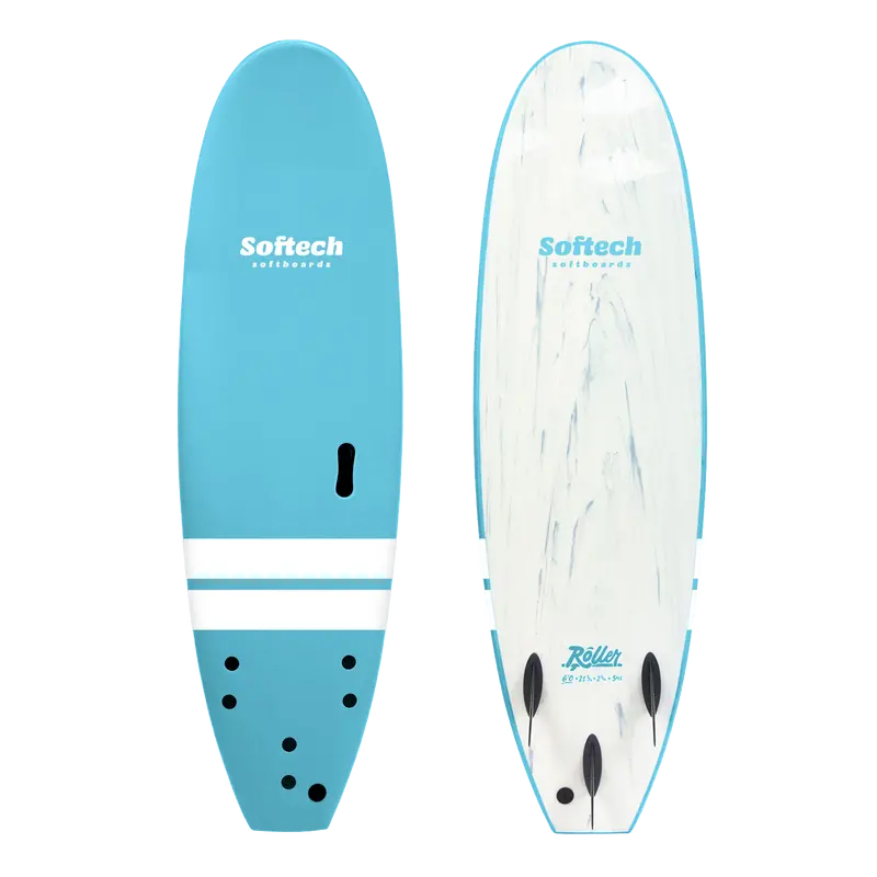 7’6″ Roller Softboard – Ocean Blue