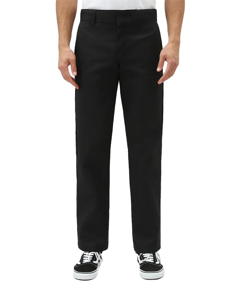 873 Slim Straight Work Trousers – Black Durable Pants