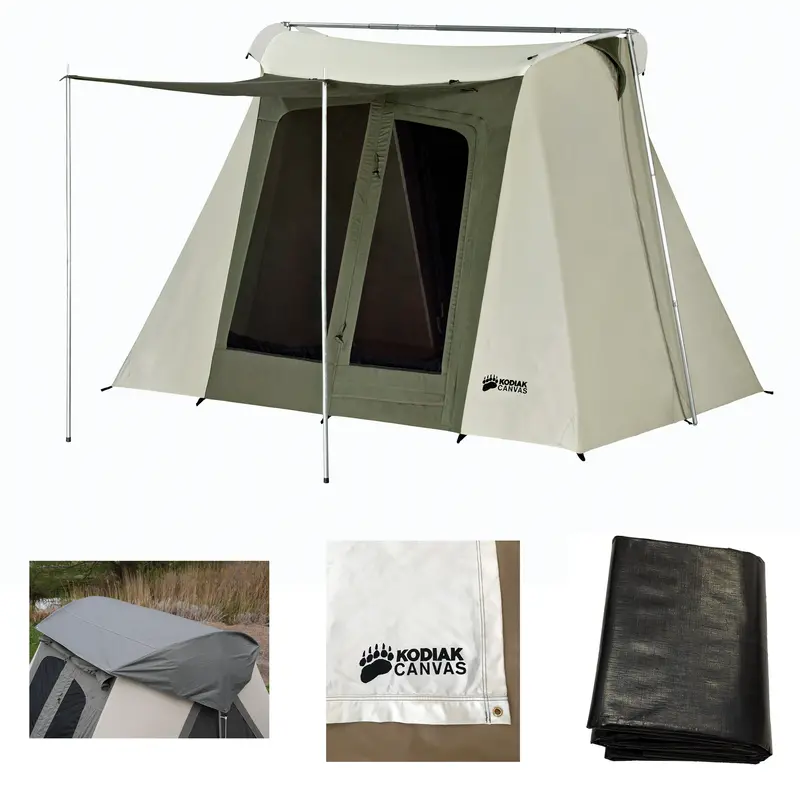 9×8 Flex-Bow Deluxe Camping Tent Package