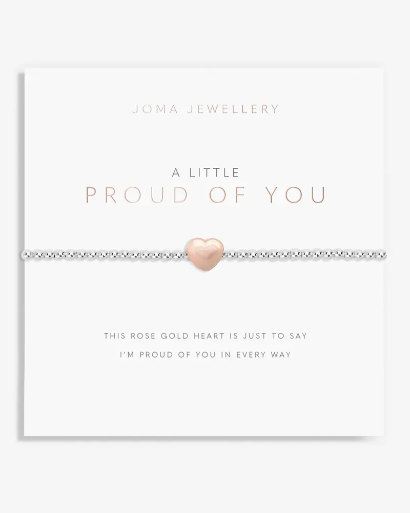 A Little Proud Of You Charm Bracelet – Silver