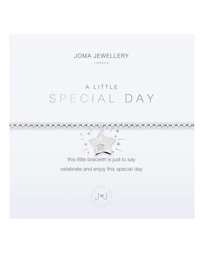 A Little Special Day Silver Bracelet