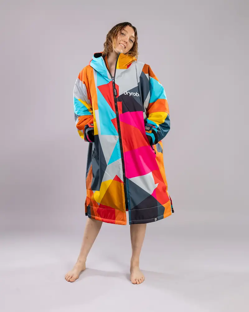Abstract-Print Long-Sleeve Advance Top