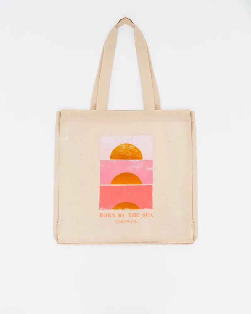 AC Sunset Canvas Tote Bag – Mixed Color Options