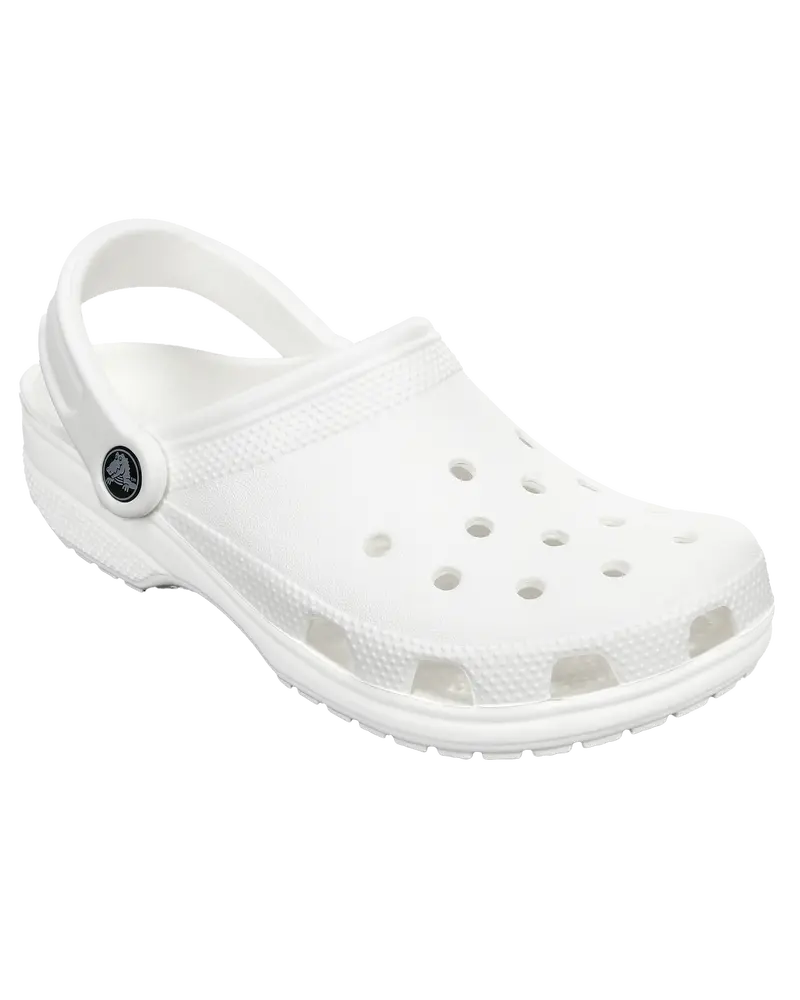 Adult Classic Clogs – Clean White Finish