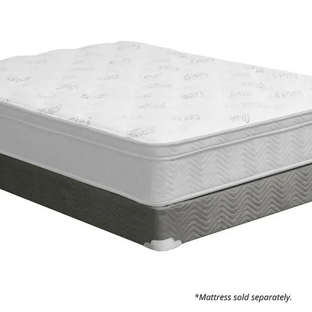 Aleksa Grey Upholstered Eastern King Foundation