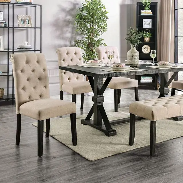 ALFRED Extendable Solid Wood Dining Table