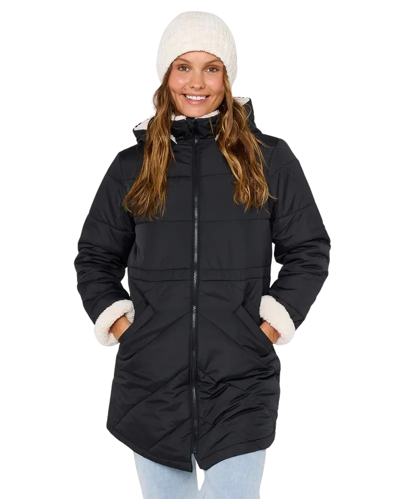 Anoeta Longline Washed Black Jacket – Anti-Series Collection