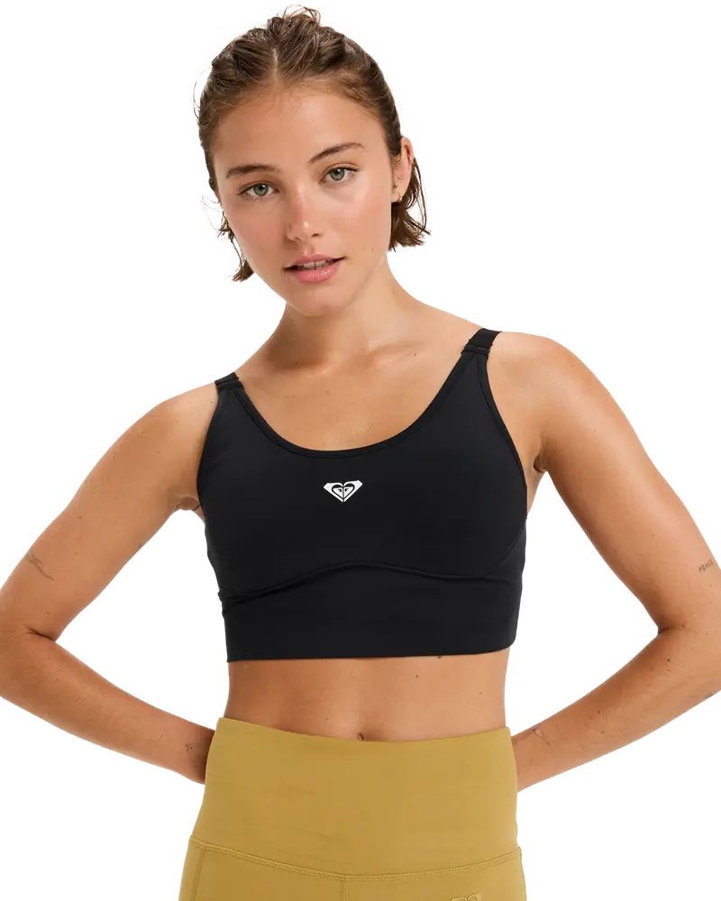Anthracite Heart Into It Performance Sports Bra