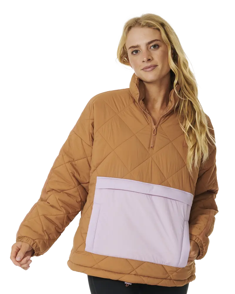 Anti-Series Pack Tech Jacket in Light Brown