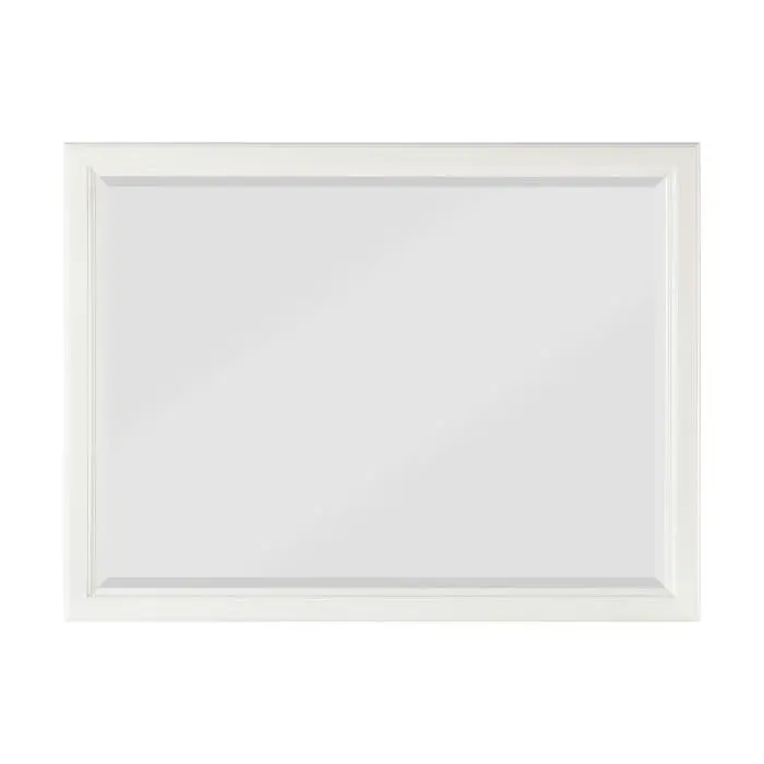 Antique White Cotterill Framed Mirror (Model 1730WW-6)