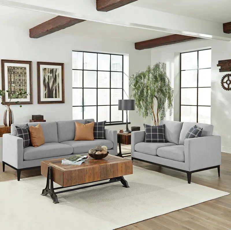 Apperson Contemporary Sofa and Loveseat Set