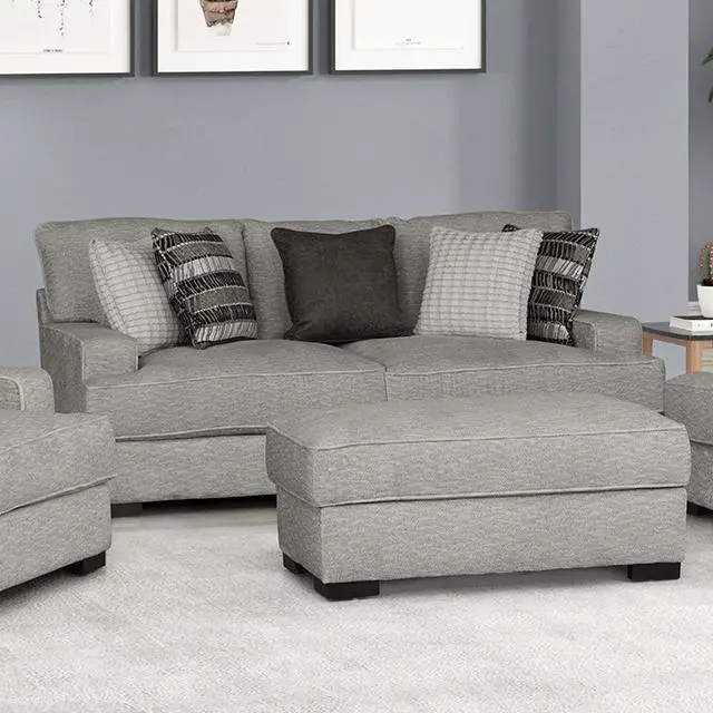 ARDENFOLD Mid-Century Gray Fabric Sofa