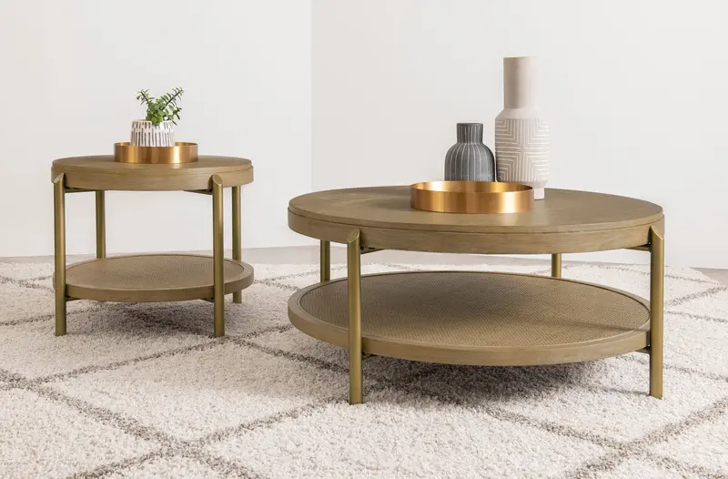 Arini Living Room Coffee Table Set – Coffee + End Tables