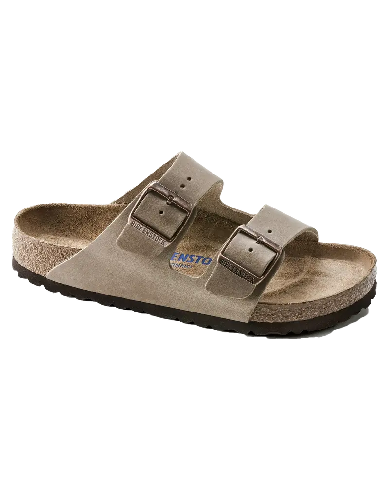 Arizona Oiled Leather Sandals – Tobacco Brown Unisex Casual Style