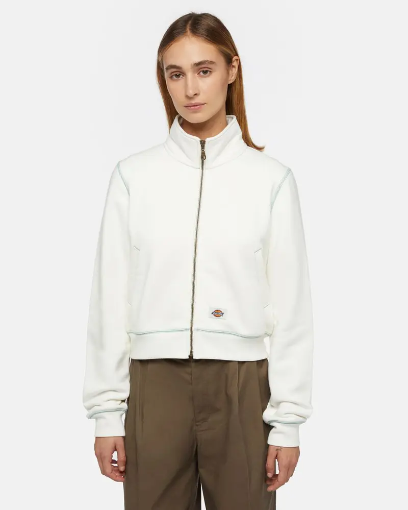 Arlee Cloud Grey Zip-Through Sweatshirt