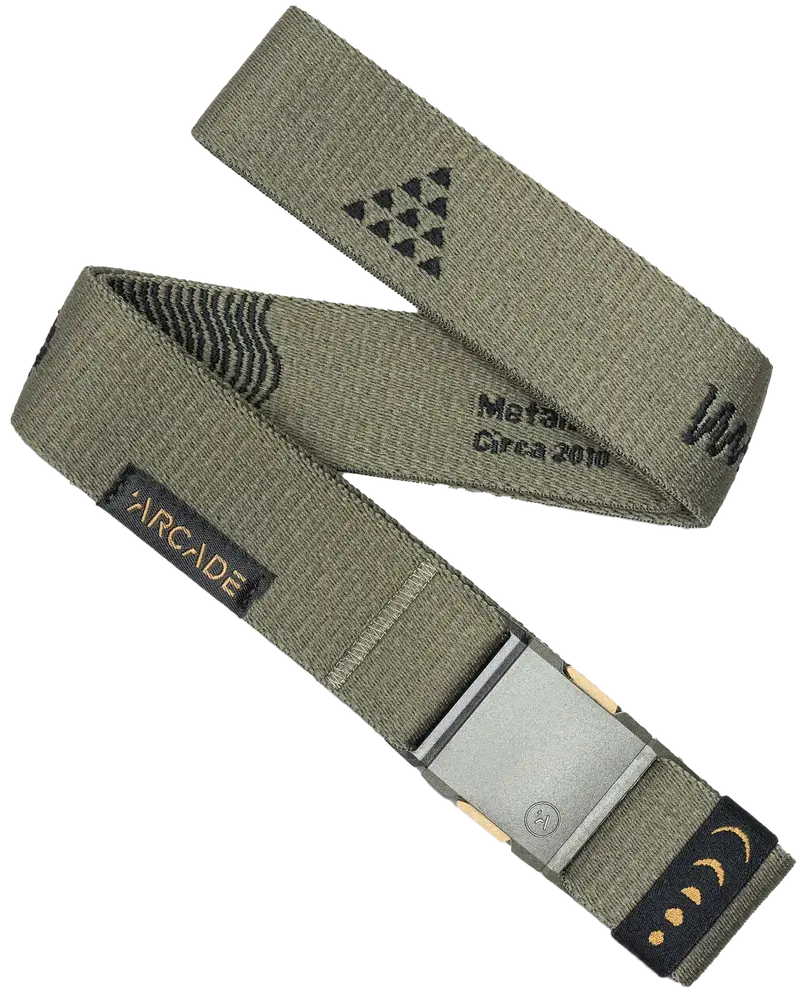 Army & Black Reverb Minimalist Webbing Belt
