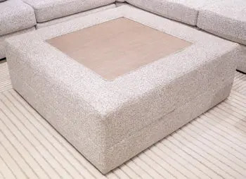 Ashbourne Estate Oversized Fabric Ottoman