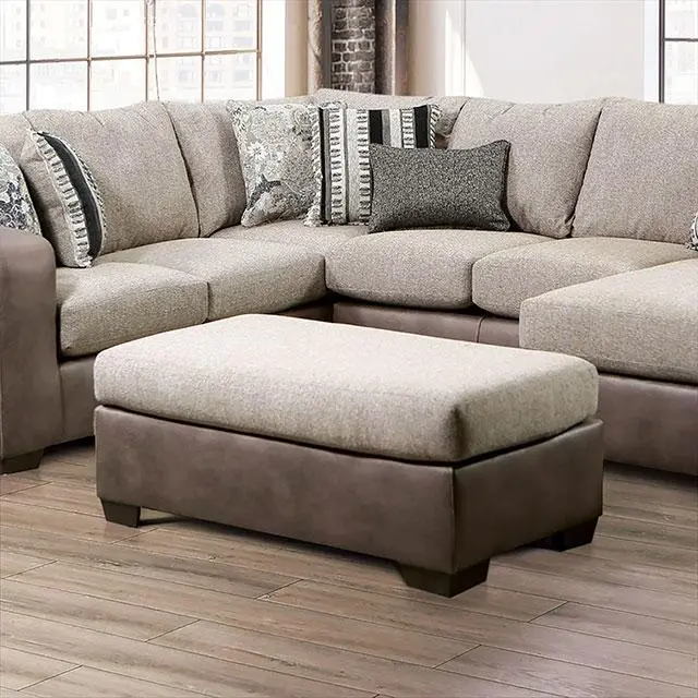Ashenweald Fabric Ottoman with Hidden Storage