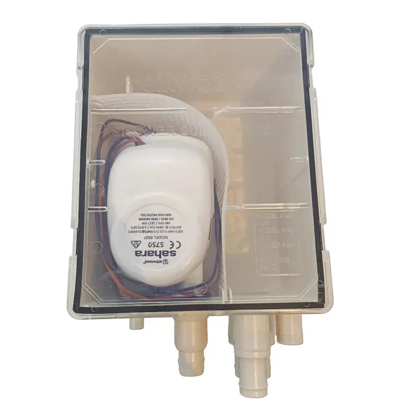 Attwood Sahara 12V Shower Sump System – 750 GPH Marine Drain Kit