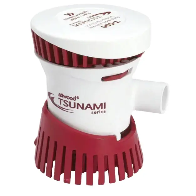 Attwood Tsunami 500 OEM Bilge Pump – 12V DC, High-Capacity 1,893 L/h Marine Drainage