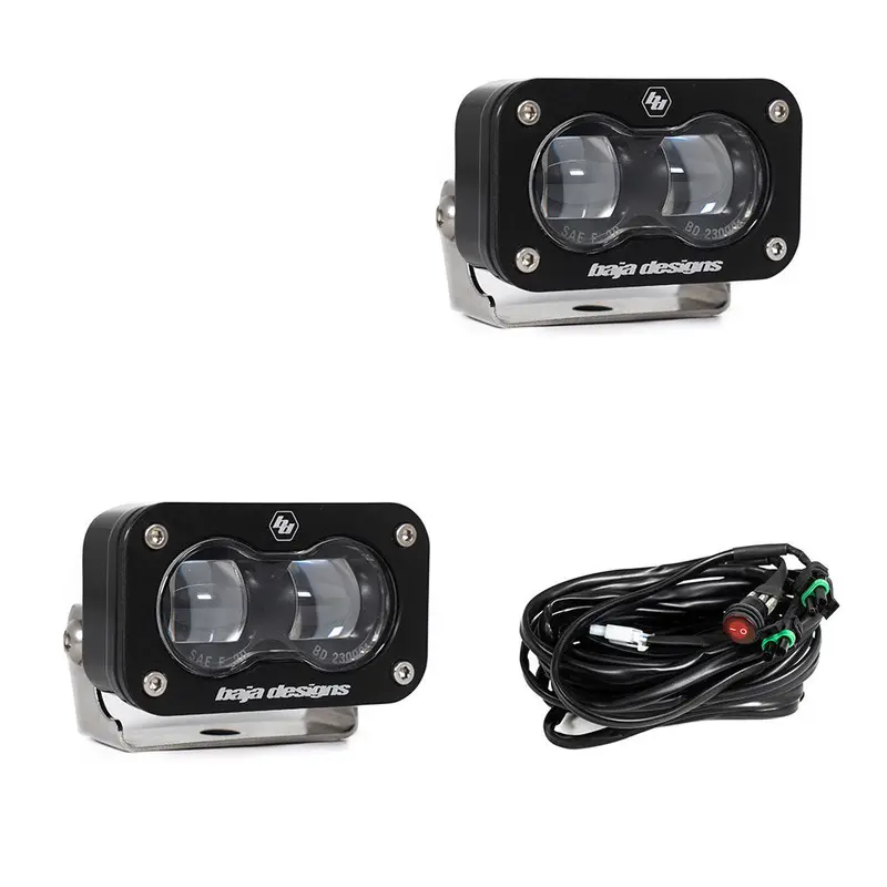Baja Designs S2 SAE-Certified LED Driving Lights – Street Legal