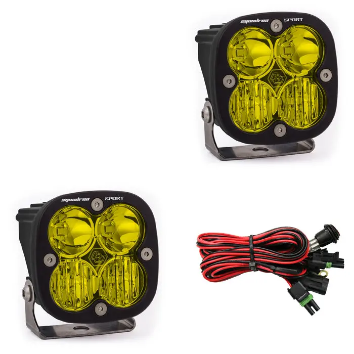 Baja Designs Squadron Sport LED Spot/Flood Lights – Rugged Performance Lighting