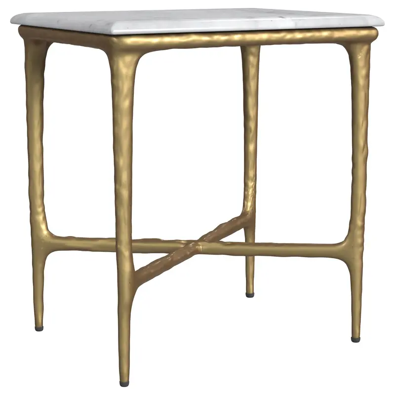 Baldwin Mid-Century Side Table with Tapered Legs