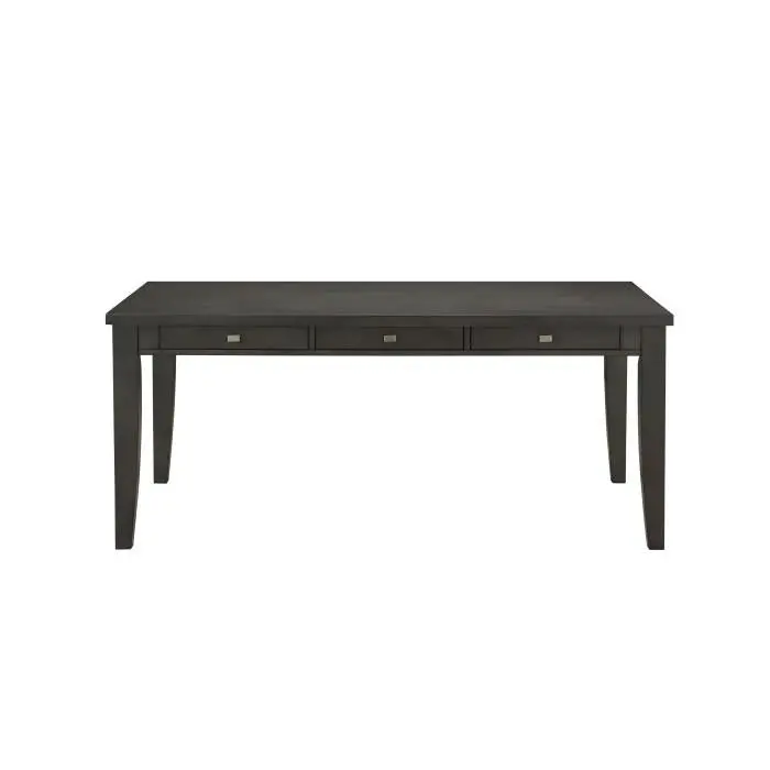 Baresford Gray Dining Table – Solid Top Rectangular Table