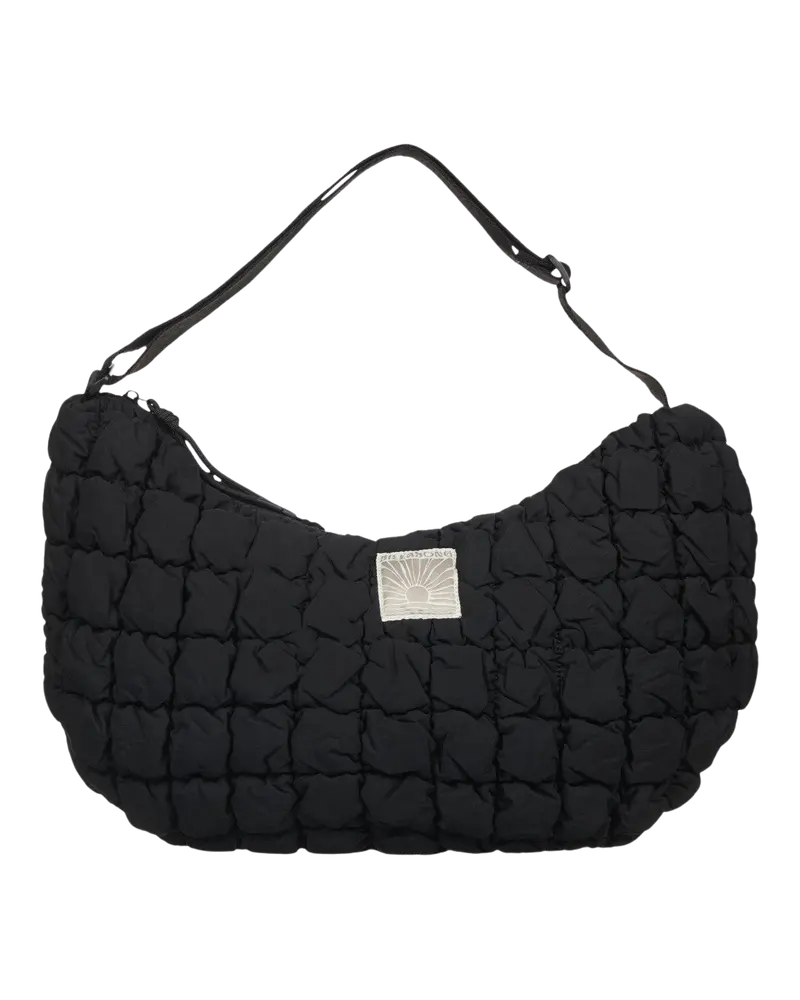 Big Sunshine Black Pebble Crossbody Bag