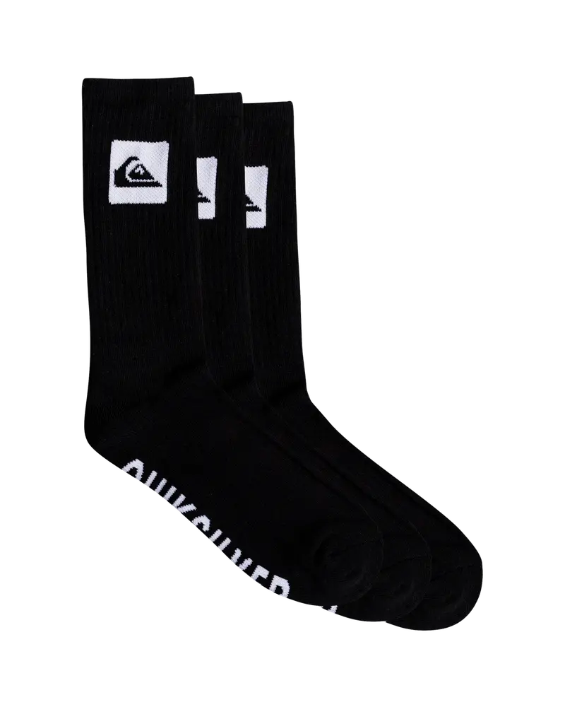Black 5-Pack Crew Socks – Everyday Comfort