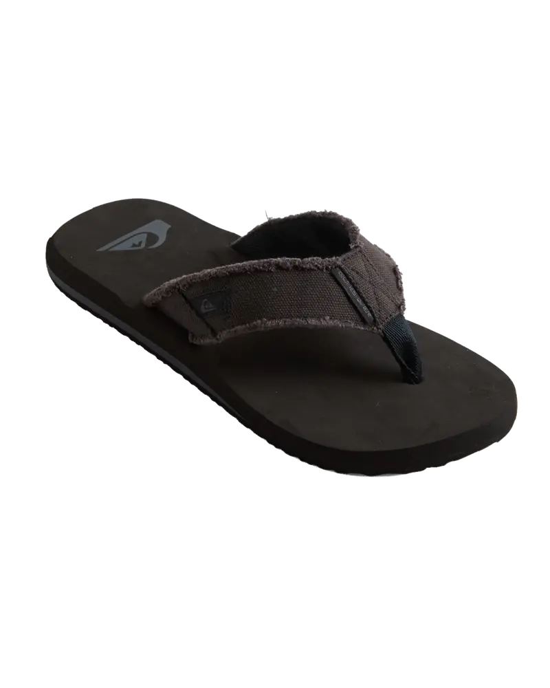 Black and Brown Monkey Abyss Flip-Flops