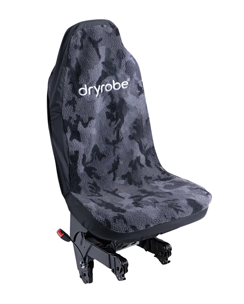 Black and Camo Single Car Seat Cover
