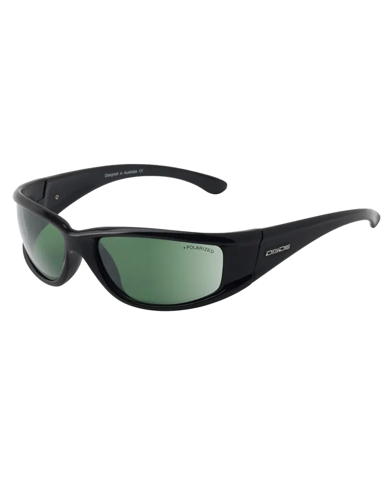 Black and Green Banger Polarized Sunglasses