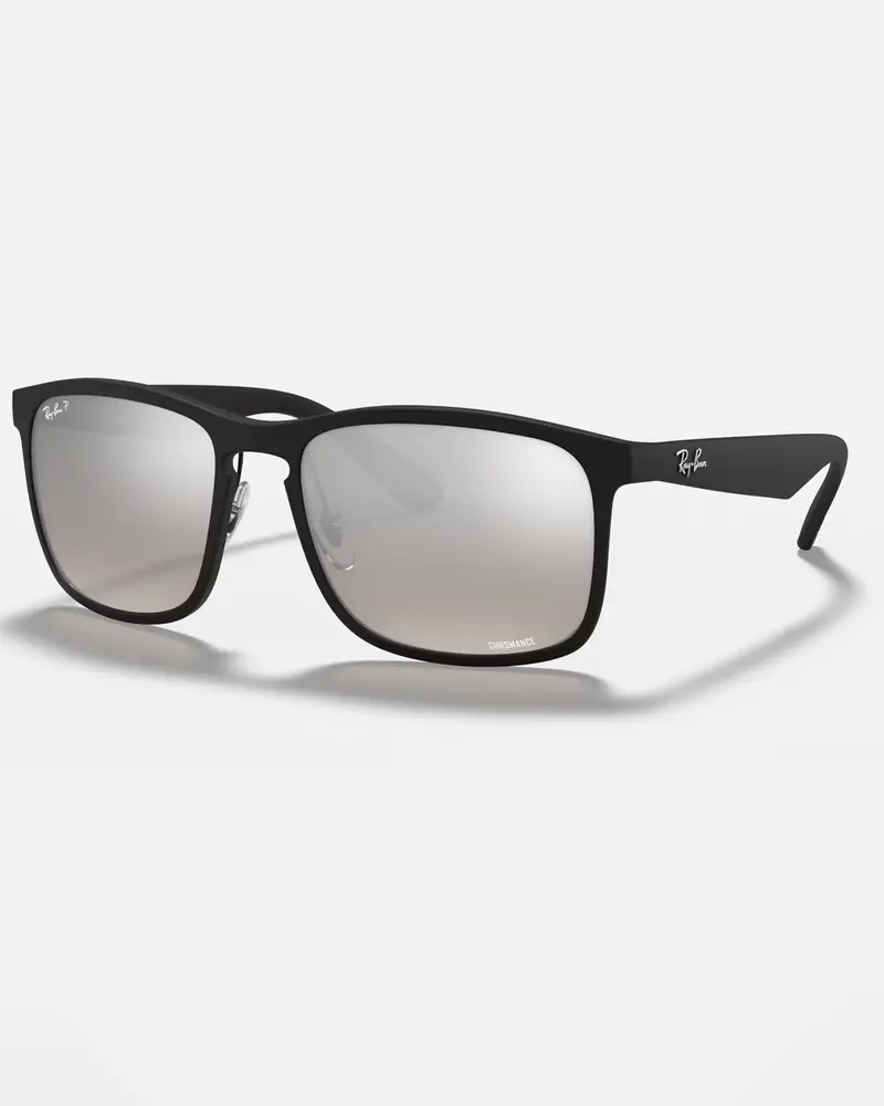 Black and Silver Chromance Polarized Sunglasses