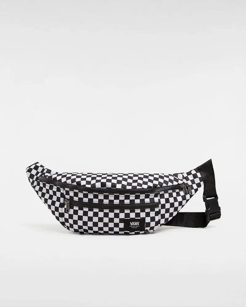 Black-and-White Check Ward Crossbody Bag