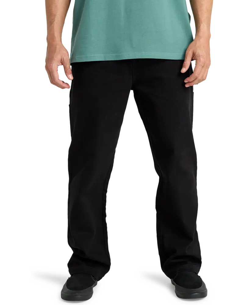 Black Bad Dog Heavy-Duty Work Trousers