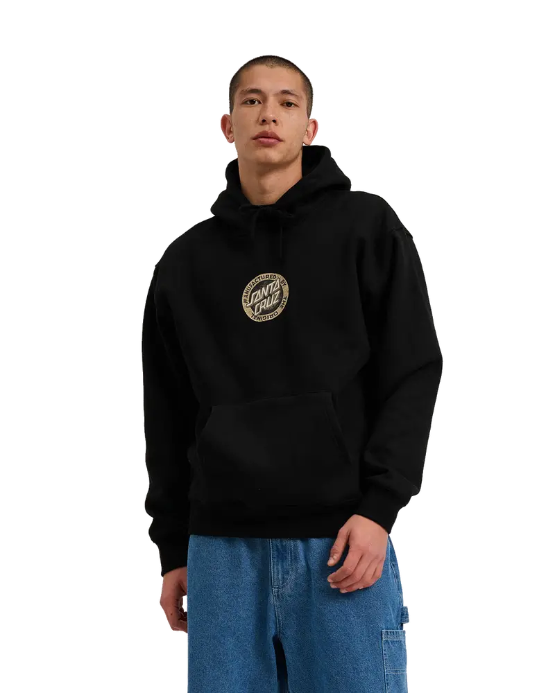Black Carved MFG Front Hoodie