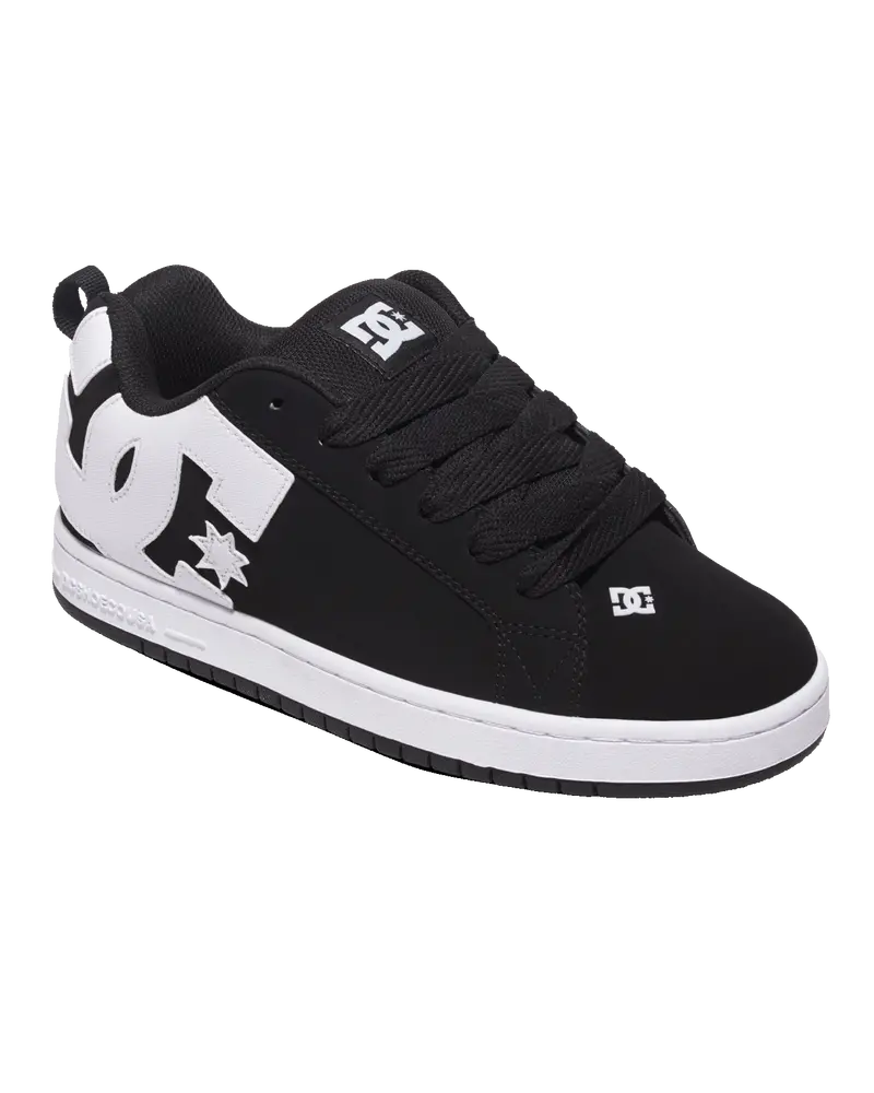 Black Court Graffik Athletic Shoes