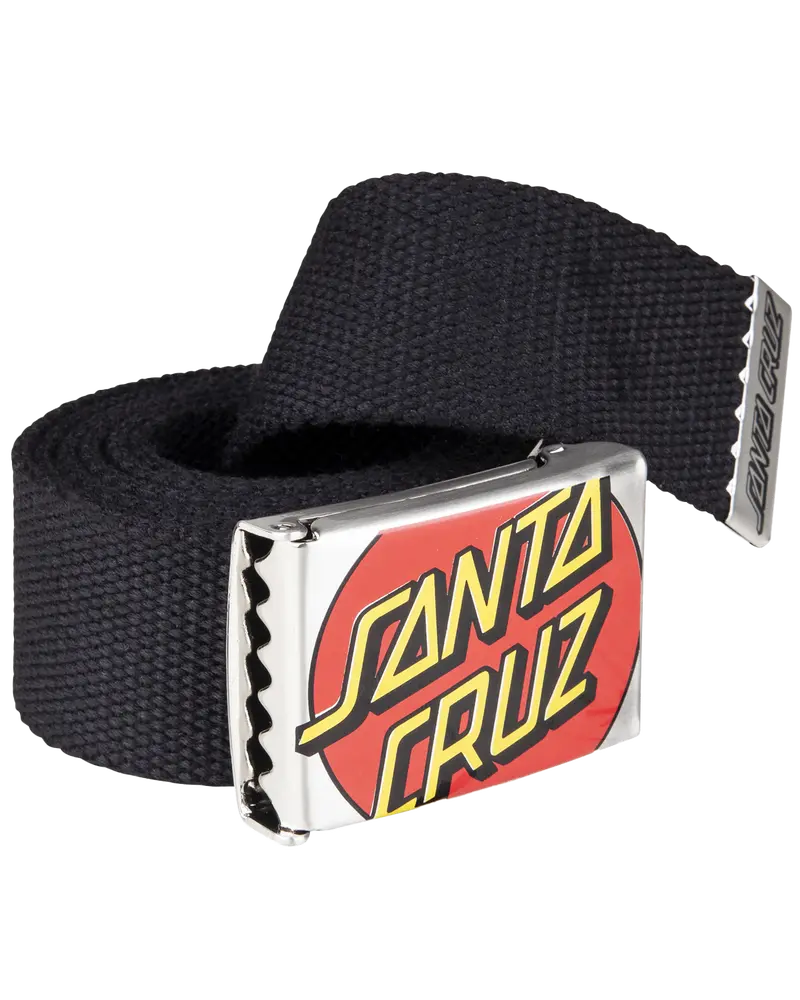 Black Crop Dot Waist Belt