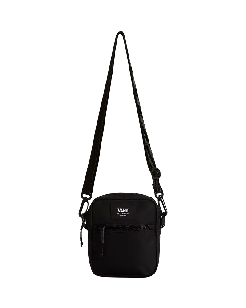 Black Crossbody Bag with Bail Closure