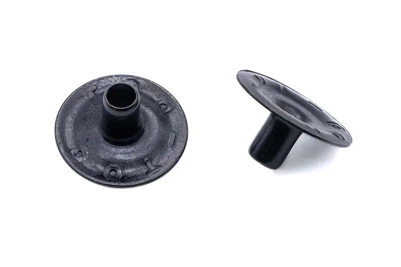 Black DOT Snap Fastener Post – Corrosion-Resistant Mounting Piece