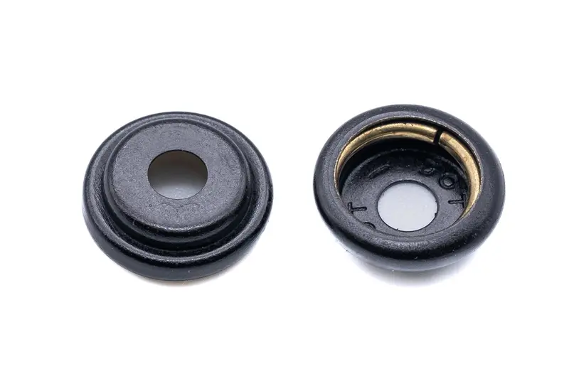 Black DOT Snap Fastener Socket – Heavy-Duty Stainless-Compatible Component