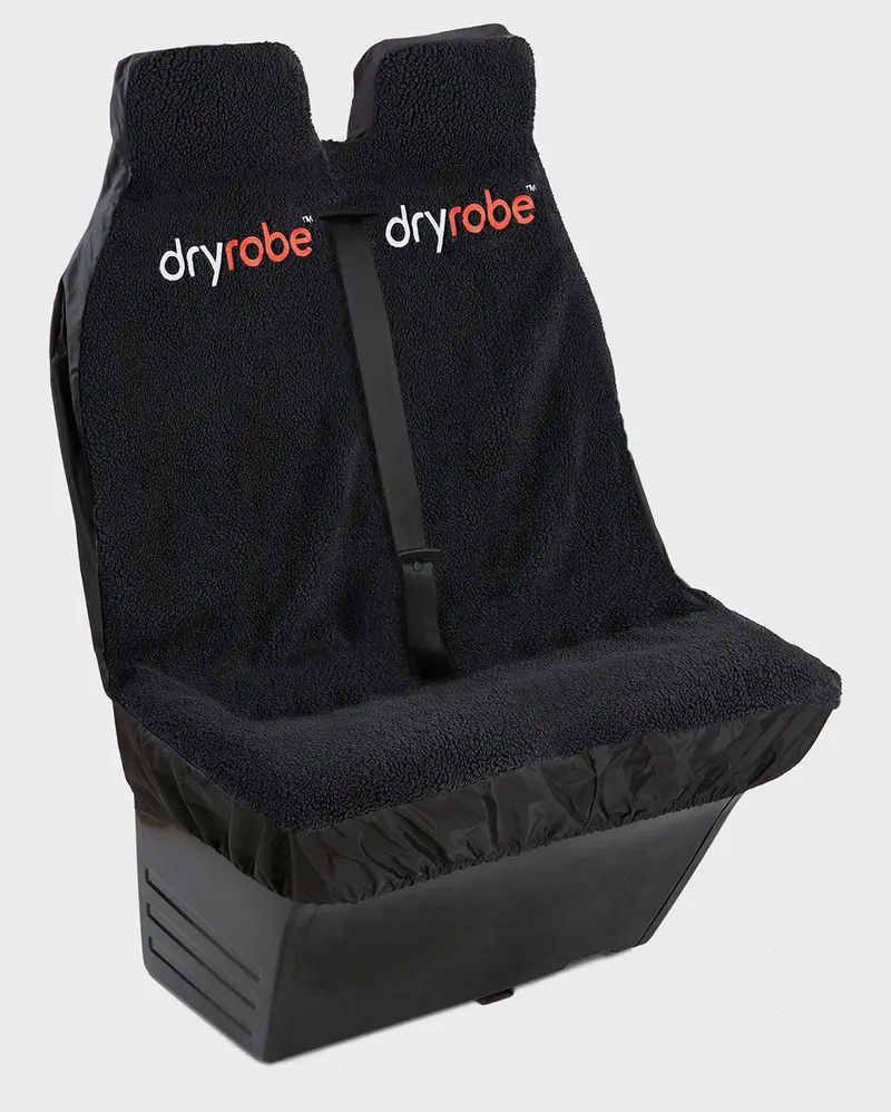 Black Double-Sized Car Seat Cover for Vehicles