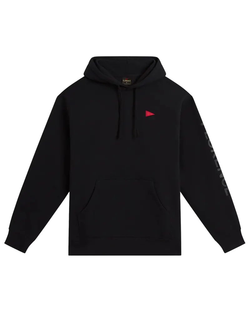 Black Florence Hooded Sweatshirt